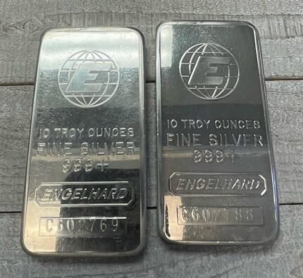 10oz Engelhard silver bar